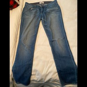 Paige premium denim crop jeans